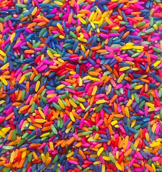 Rainbow Colored Rice
