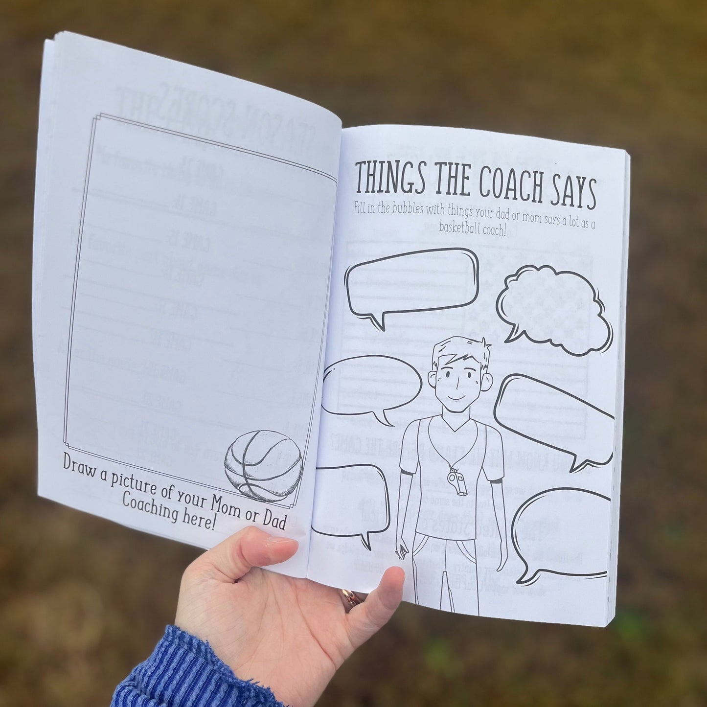 The Amazing Basketball Activity Book for Coach's Kids: Ages 7-11