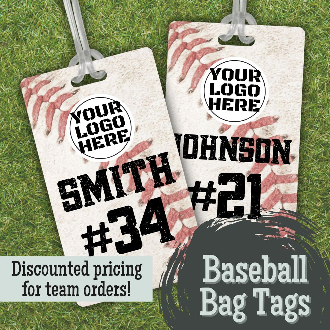 Custom Logo Baseball Bag Tags