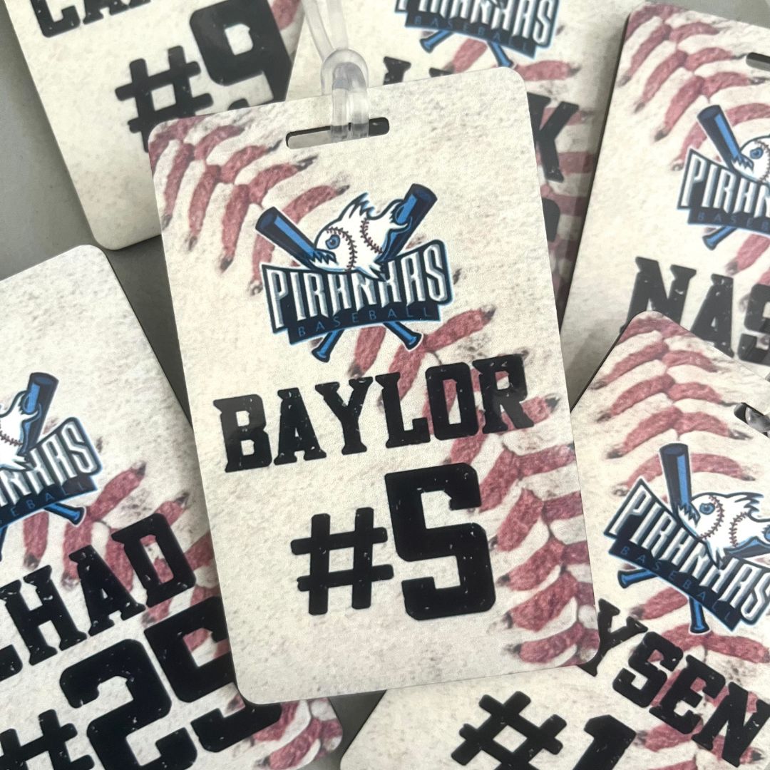 Custom Logo Baseball Bag Tags