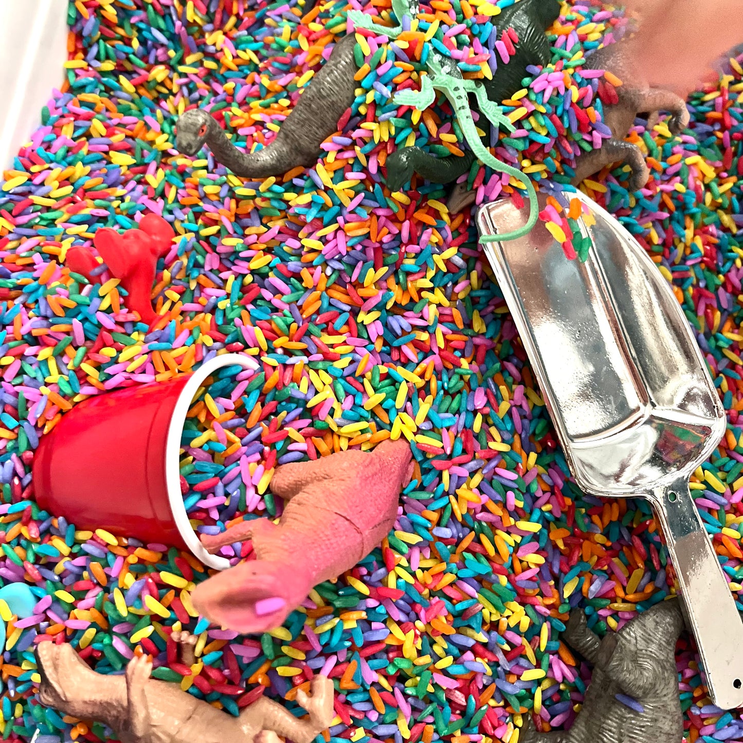 Rainbow Colored Rice