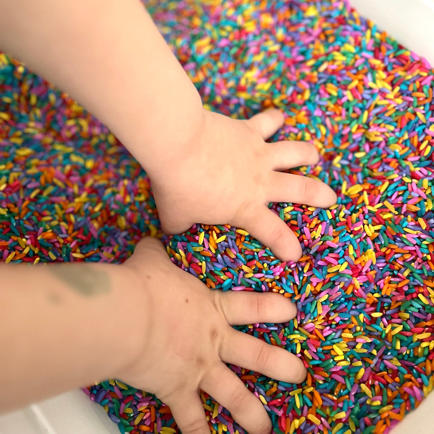 Rainbow Colored Rice