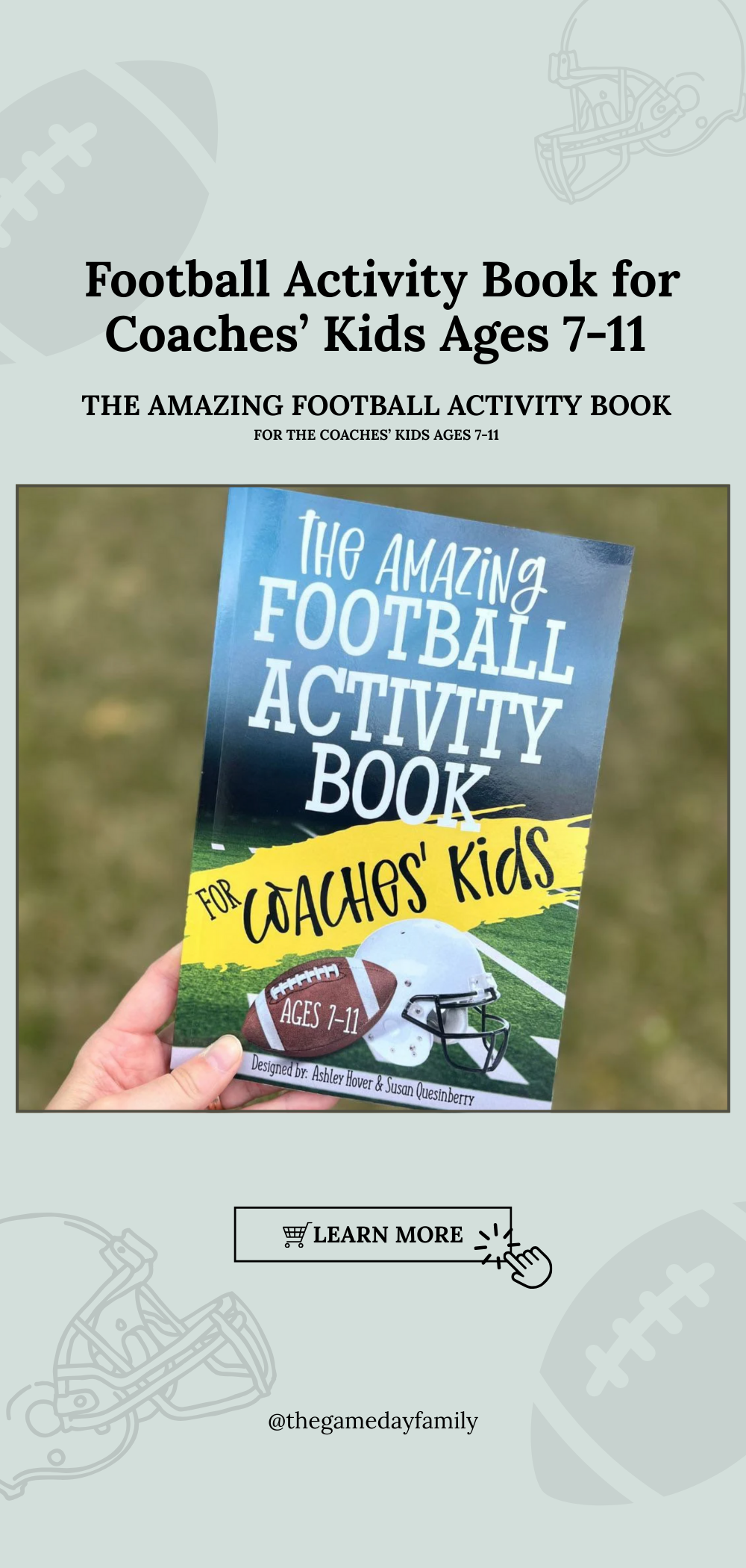 The Amazing Football Activity Book for Coach's Kids: Ages 7-11
