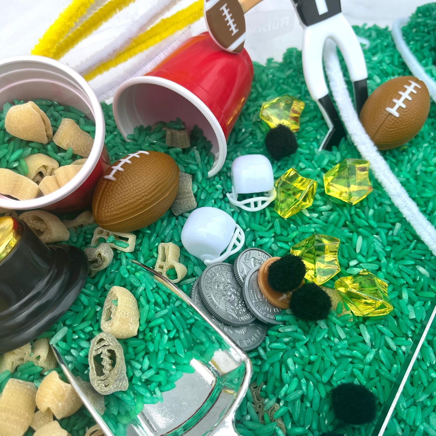 Football Rice Sensory Kit