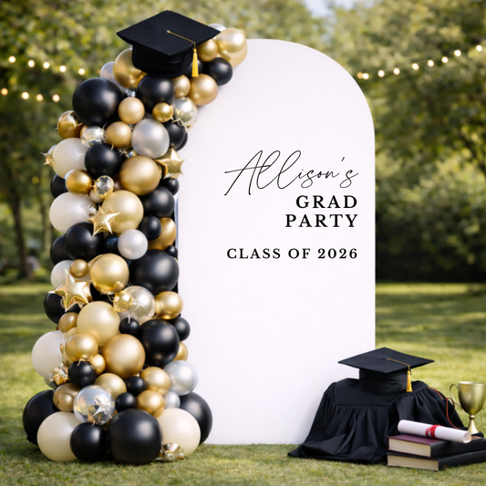 Custom Graduation Party Welcome Sign Decal