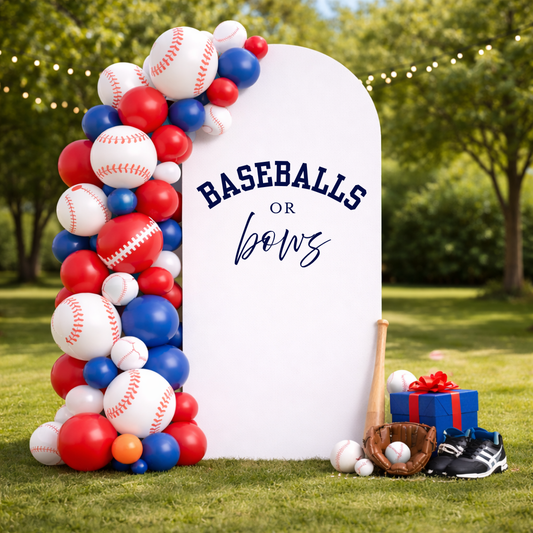 Baseball Or Bows Decal