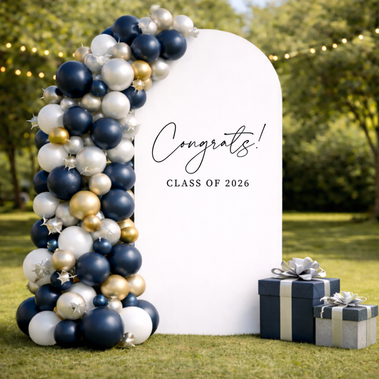 Congrats! Class of 2026: Graduation Party Decal