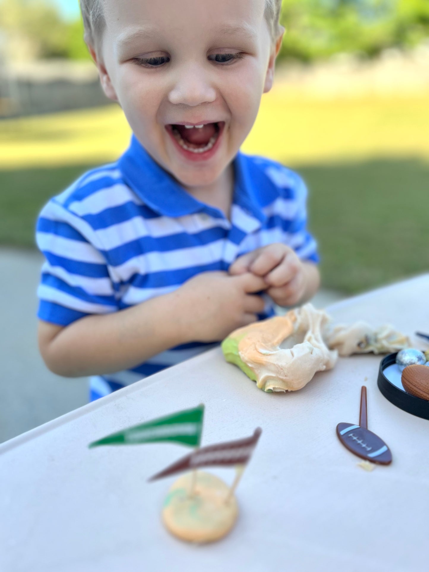 Large Football Playdough Kit
