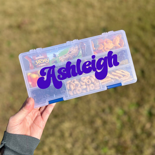 Custom Name Snackle Box