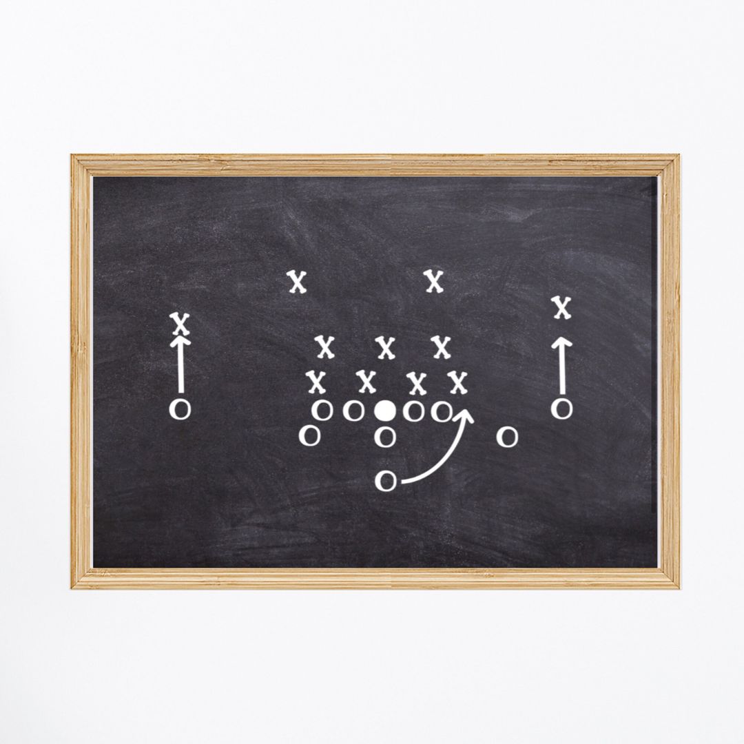 PRINTABLE Football Plays: Set of 4, *Digital Download*