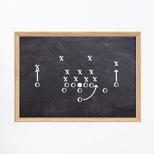 PRINTABLE Football Plays: Set of 4,  *Digital Download*