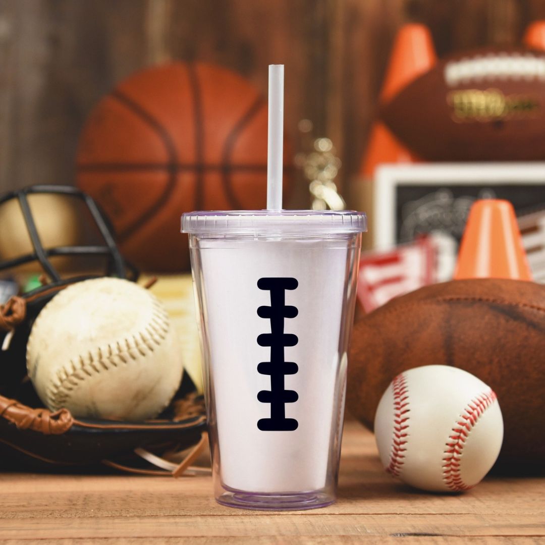 Football Laces Vinyl Decal