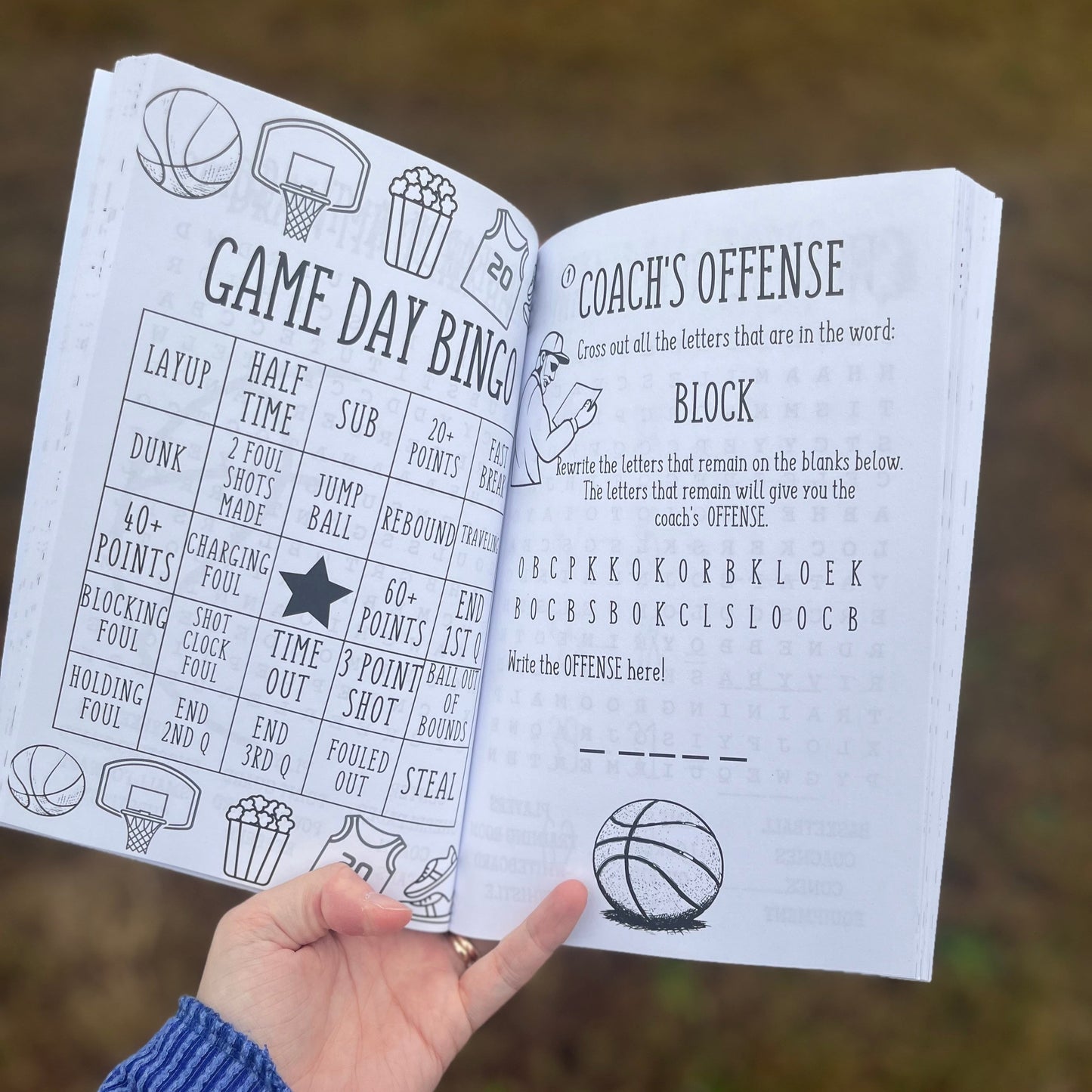 The Amazing Basketball Activity Book for Kids: Ages 7-11