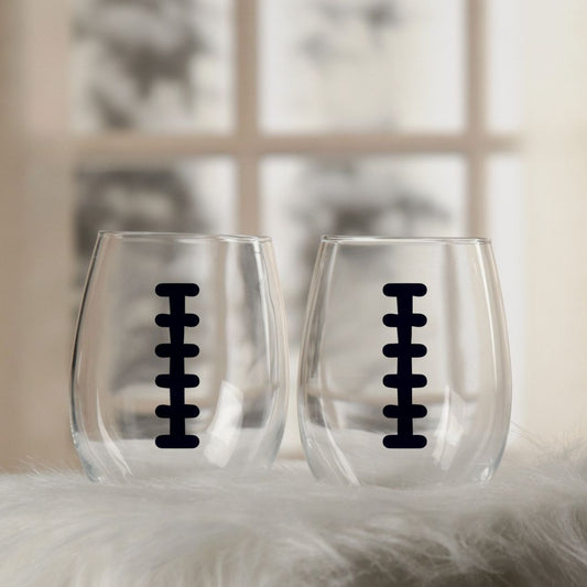 Football Laces Vinyl Decal