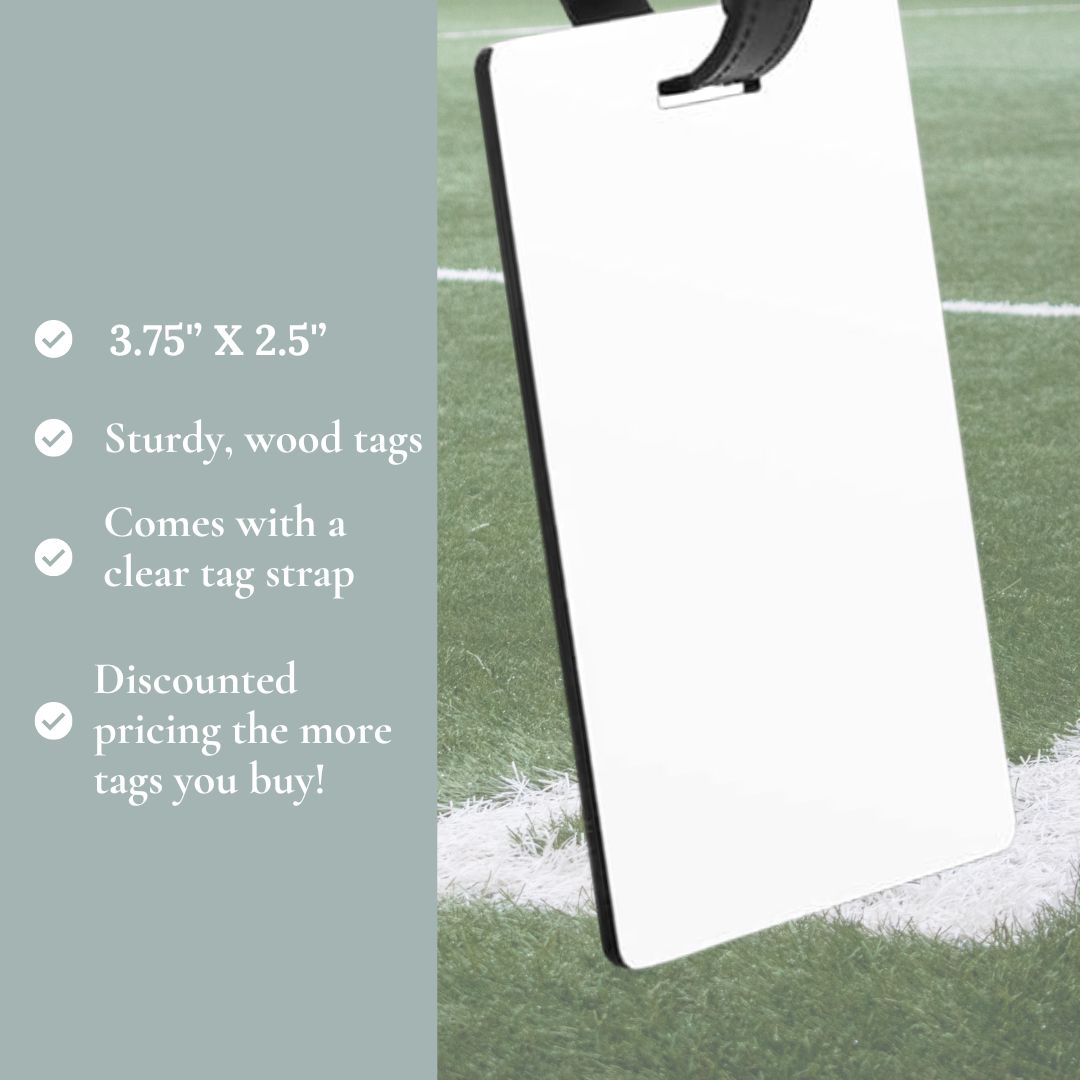 Custom Soccer Bag Tags for Sports Equipment