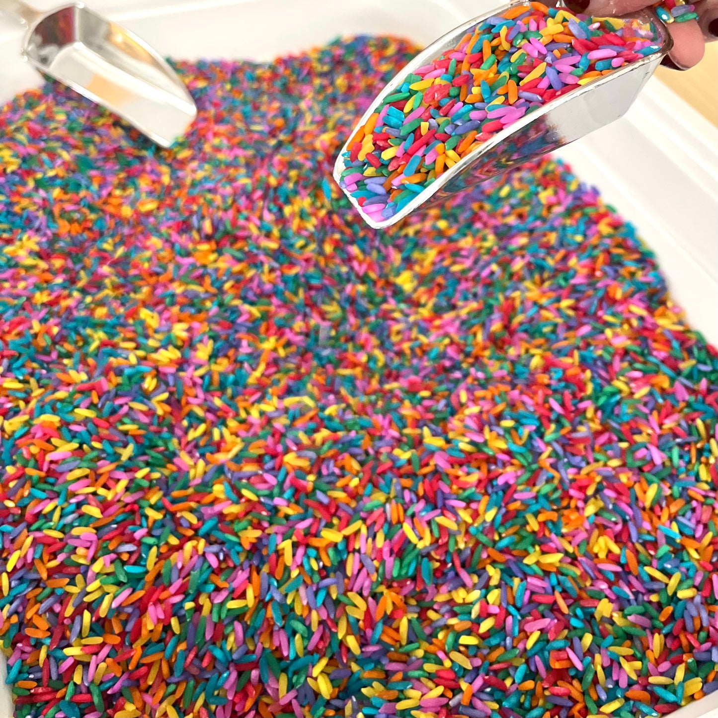 Rainbow Colored Rice