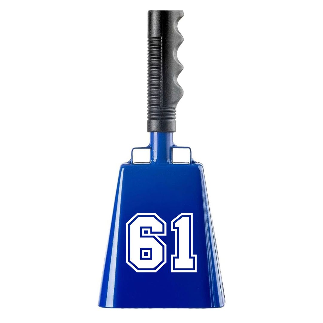 Jersey Number Cowbell