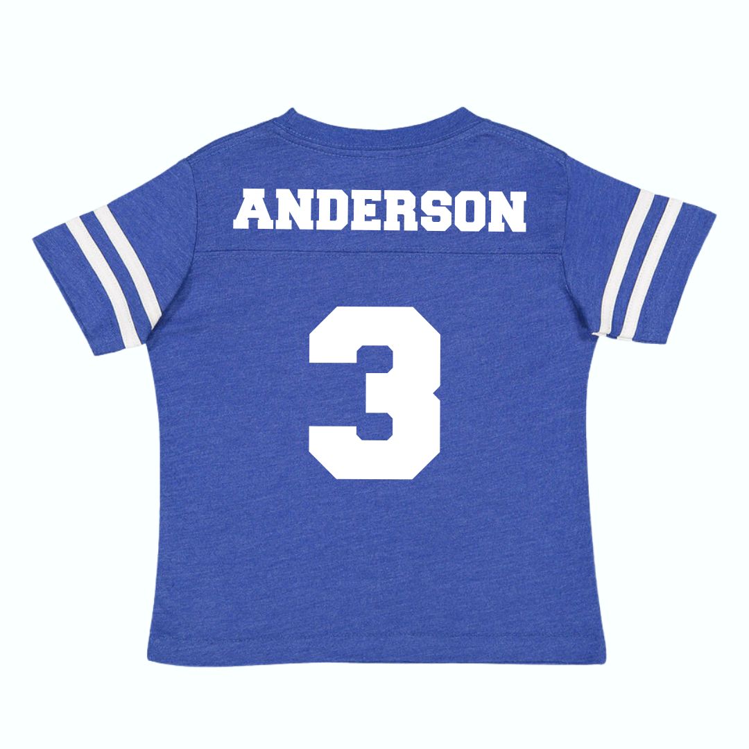 Custom Football Jersey T-Shirts and Baby Bodysuits