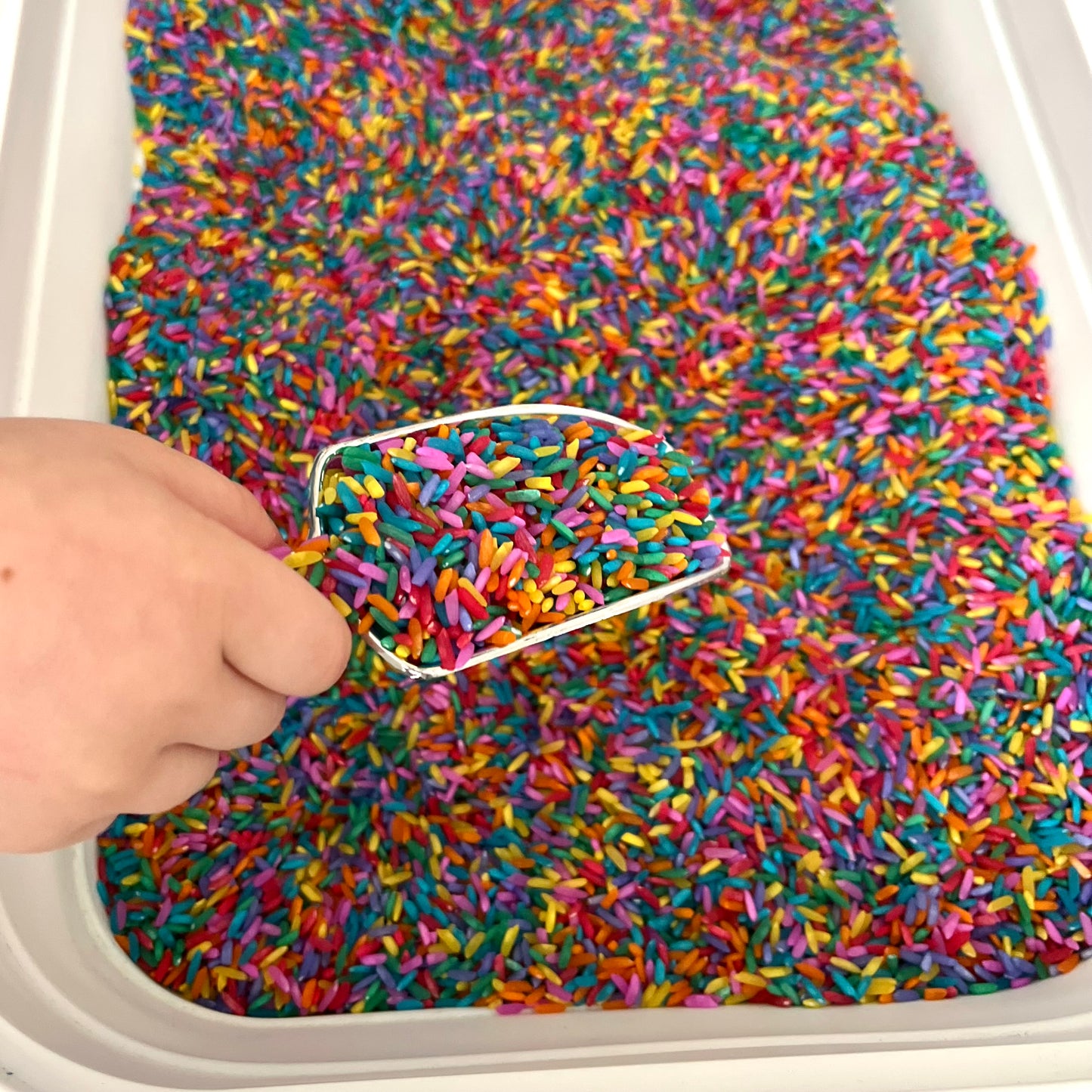 Rainbow Colored Rice