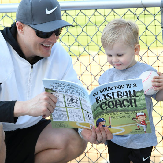 Baseball Coach’s Kid Book Bundle: 1 Children’s Book and 1 Coloring Book