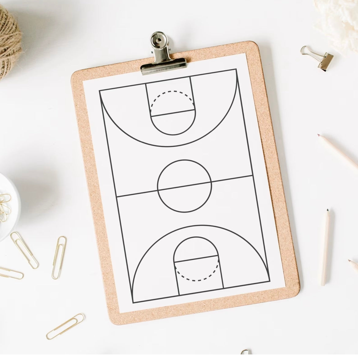 Basketball Printable Playbook Pages *Digital Download*