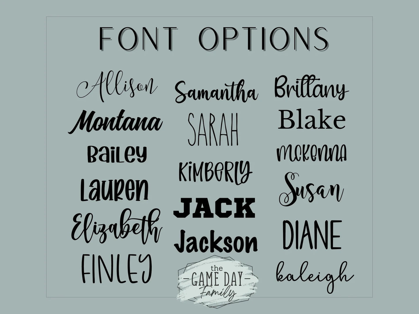 Custom Phrase Decal