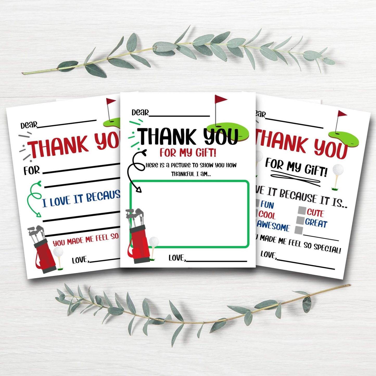 Sport Thank You Cards *Digital Download*