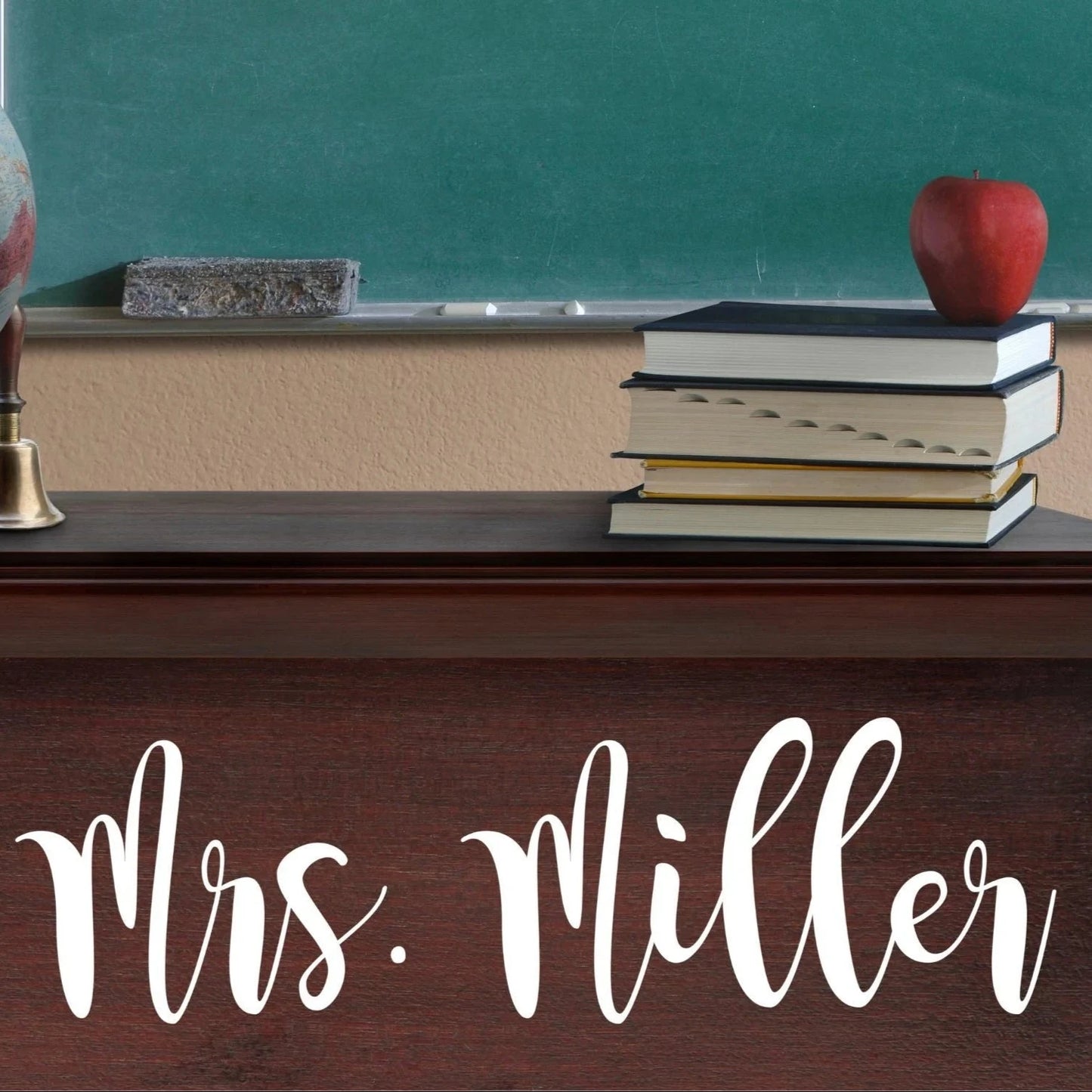 Custom Teacher Name Decal