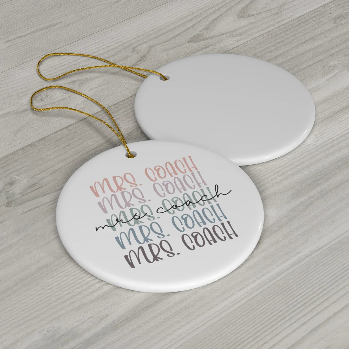 Mrs. Coach Ornament