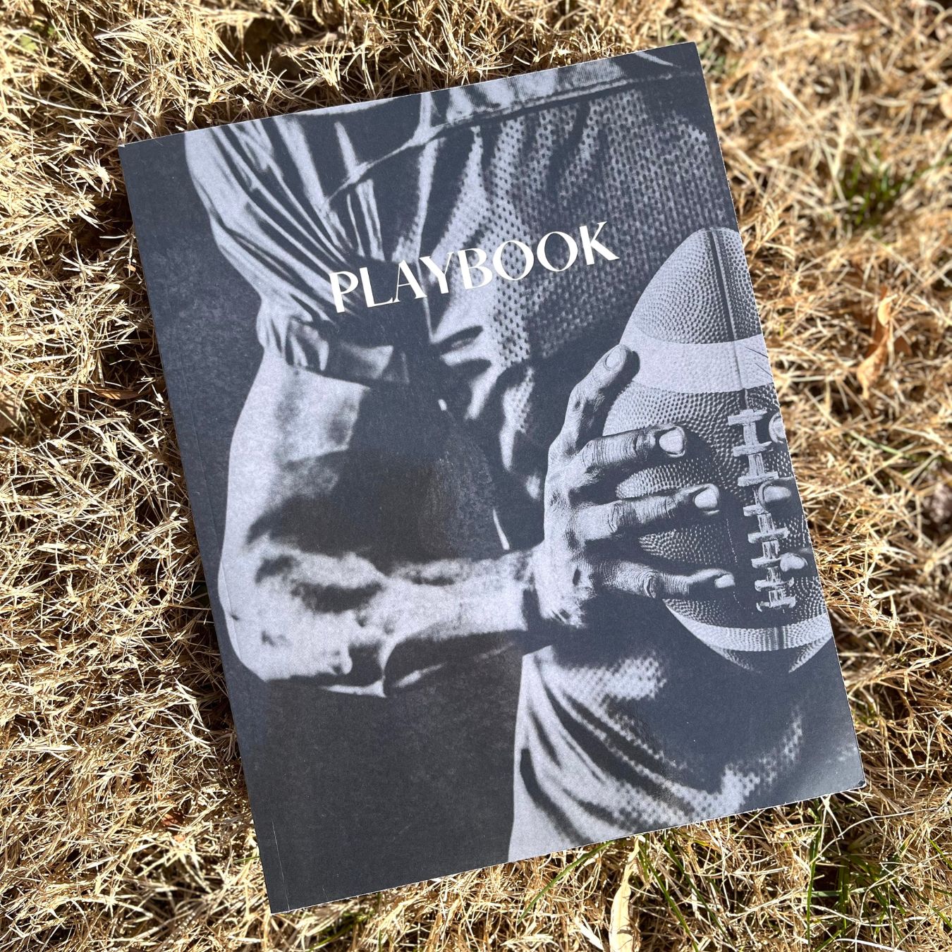 Football Play Designing Notebook: 100 Page Playbook with Football Diagrams and Note-Taking Sections