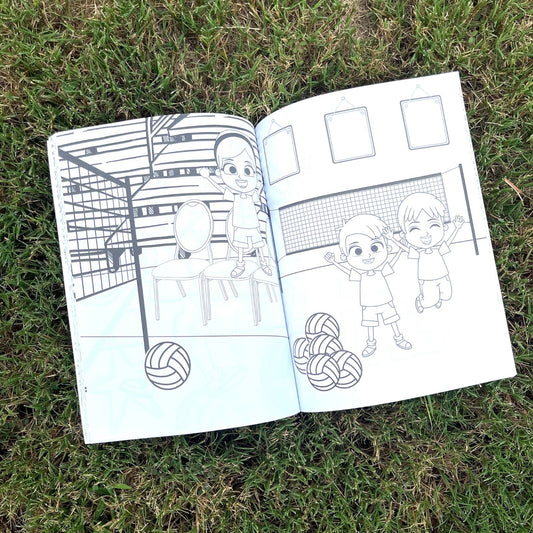 Bump, Set, Spike! A Coloring and Activity Book for the Volleyball Kid