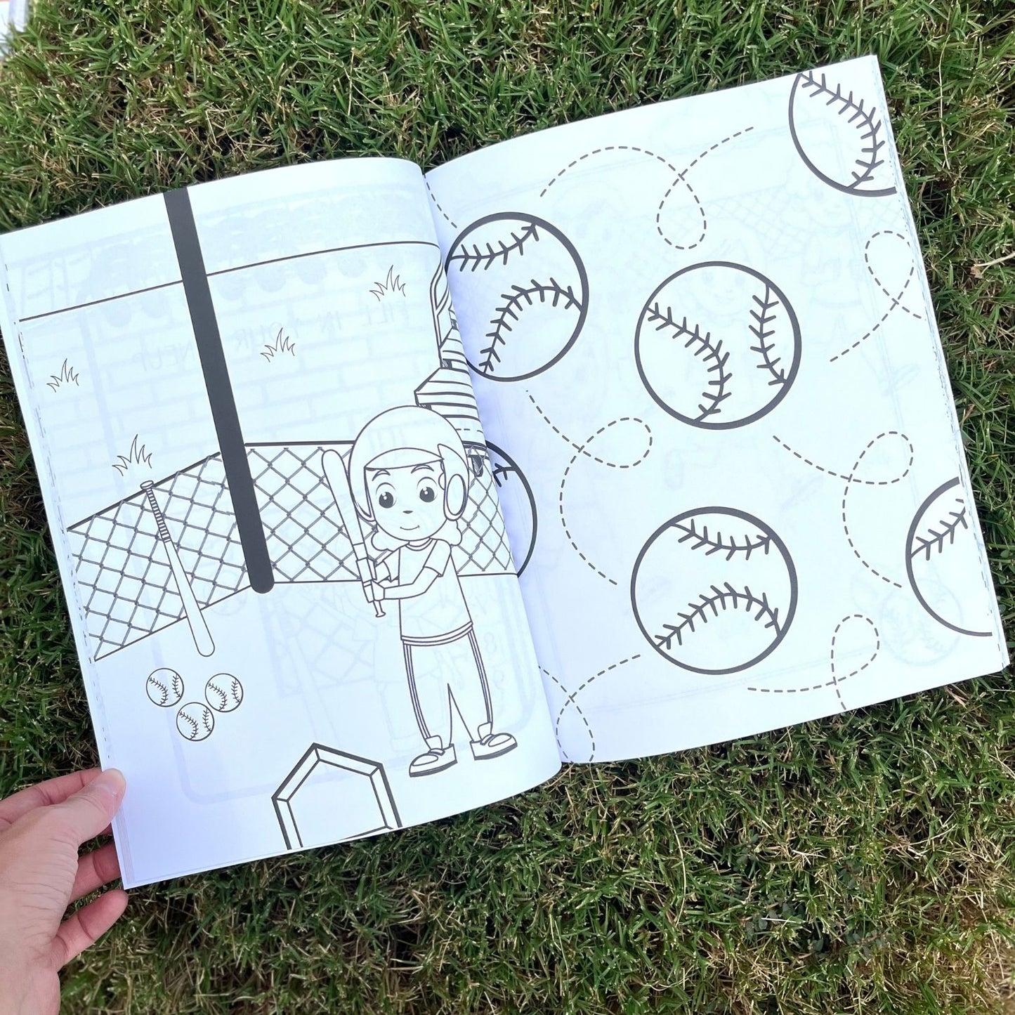 Batter Up! A Coloring and Activity Book for the Softball Kid