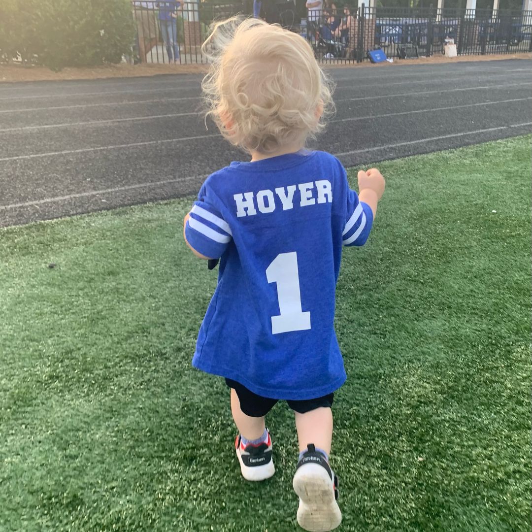 Custom Football Jersey T-Shirts and Baby Bodysuits