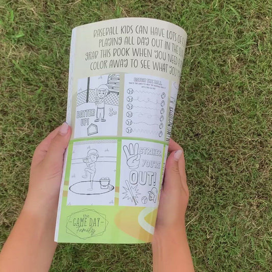 A Home Run of Baseball Fun: A Coloring and Activity Book for the Baseball-Loving Kid