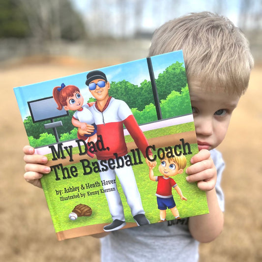 book for the kid of a baseball coach, coach's kid children's hardcover