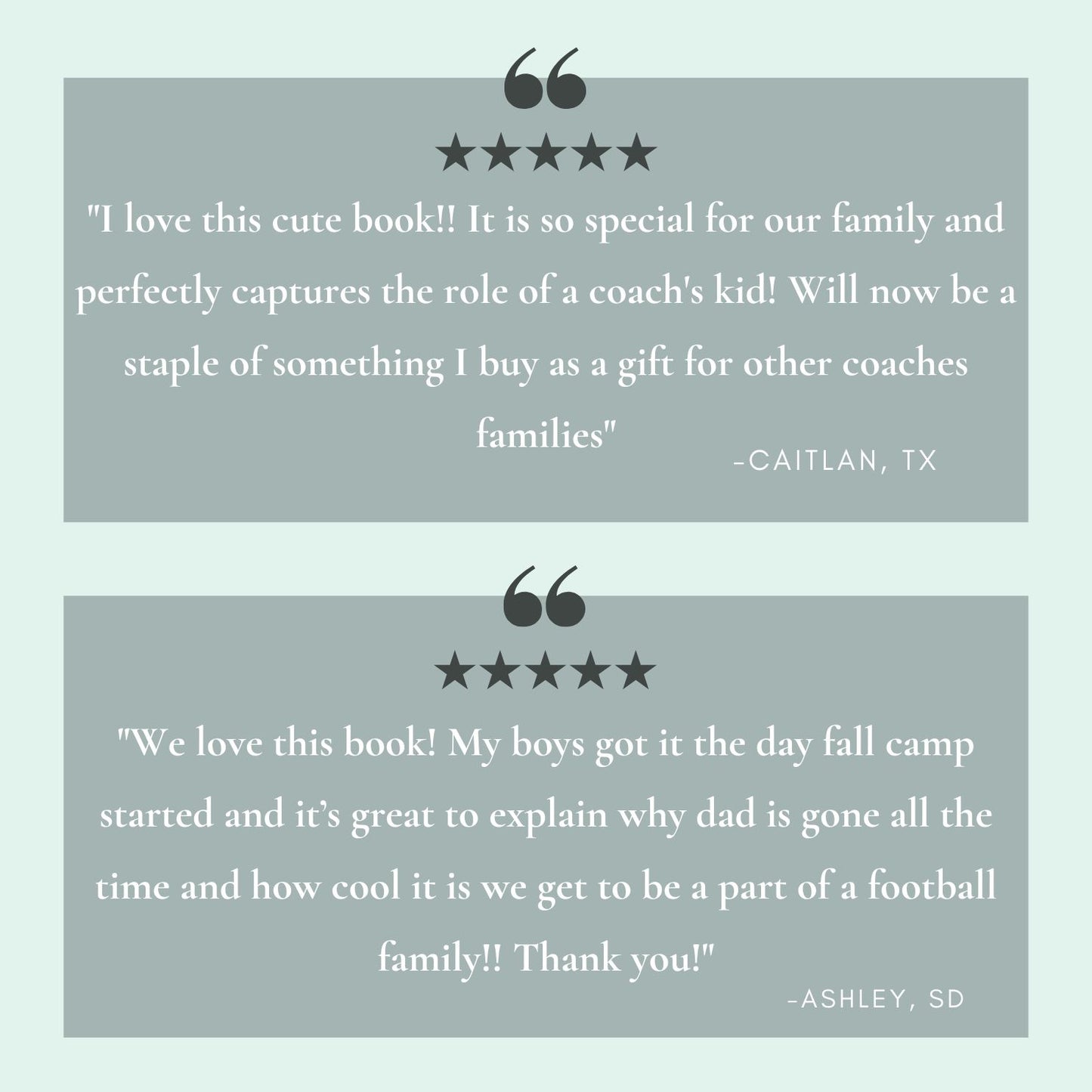 great gift for coaching families, explains why dad is gone all the time, captures the role of a coach's kid