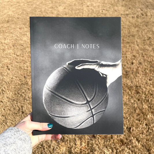Play Designing Notebook for Basketball Coach: 126 Page Playbook with Basketball Diagrams and Note-Taking Sections