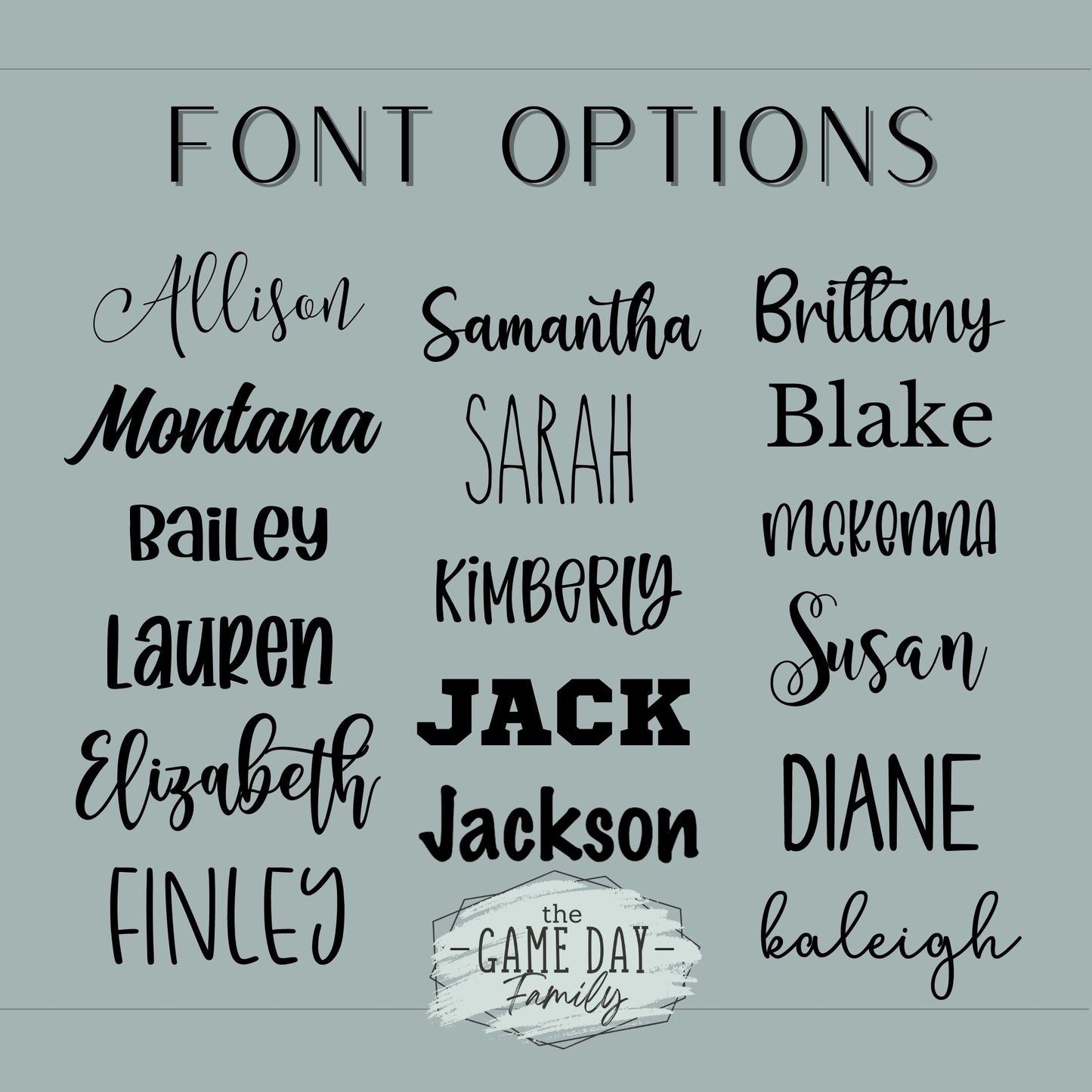 Custom Name Decal