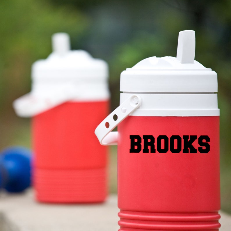 Custom Baseball Helmet Name Decal
