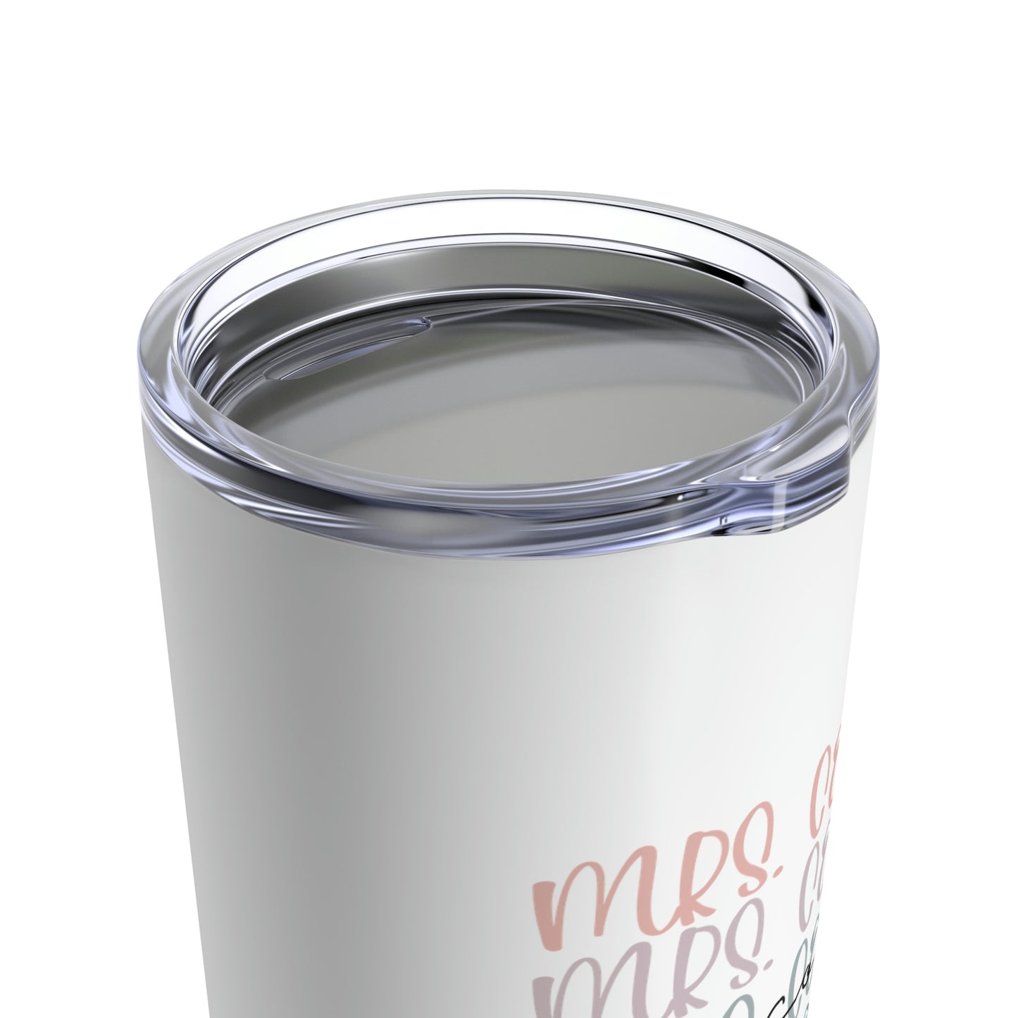 Rainbow Mrs. Coach 20oz Tumbler - Coaches Wife Gift