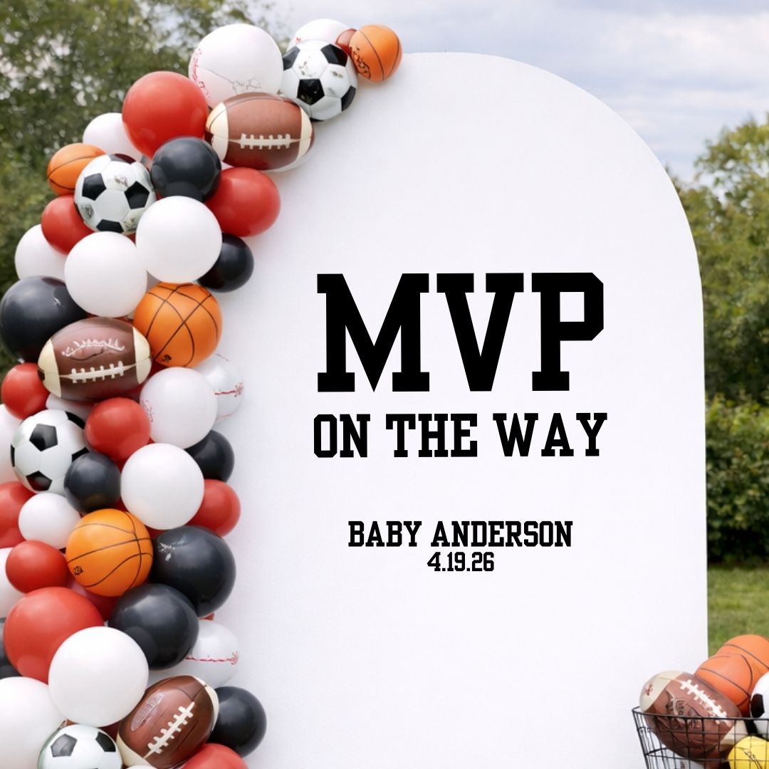 Custom MVP is On the Way: Baby Shower Decal