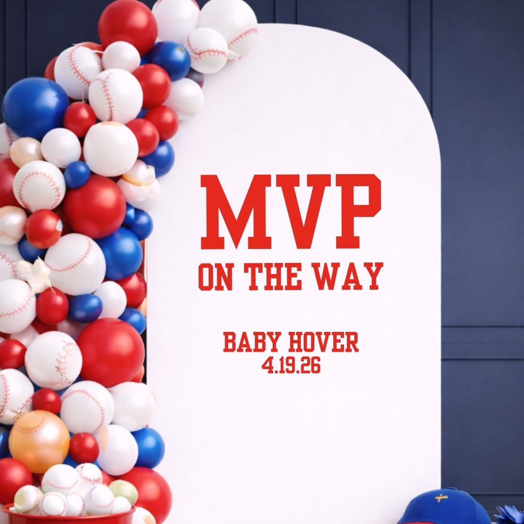 Custom MVP is On the Way: Baby Shower Decal