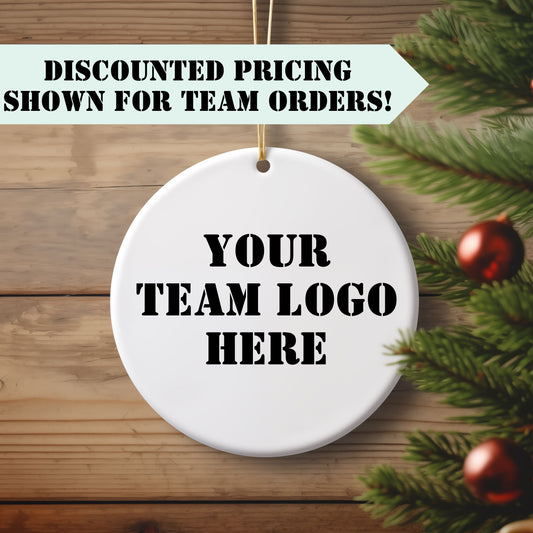 Team Logo Ornaments (Bulk Pricing for Teams)