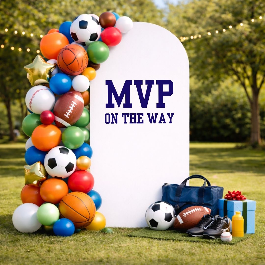 MVP is On the Way: Baby Shower Decal