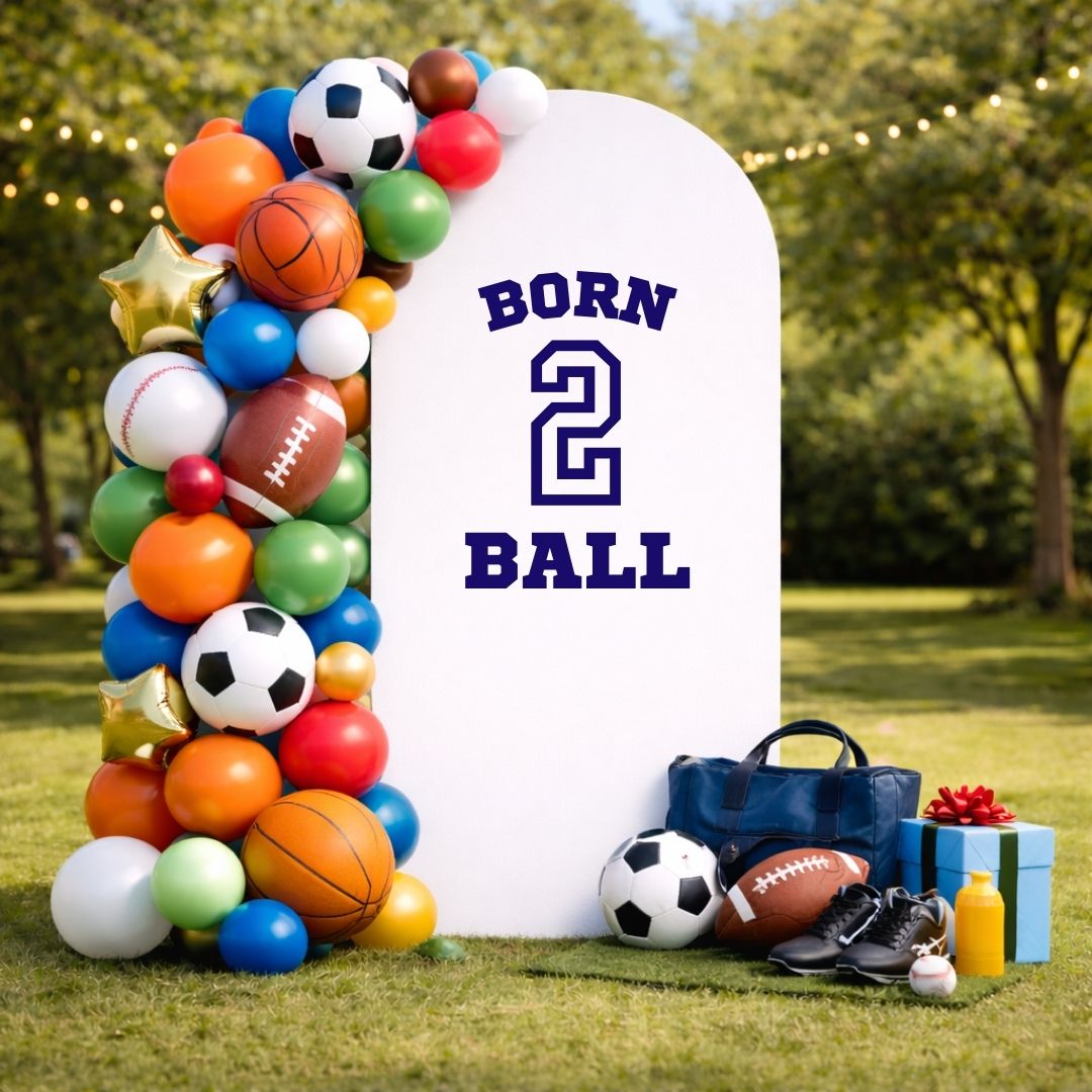 Born 2 Ball: Birthday Decal