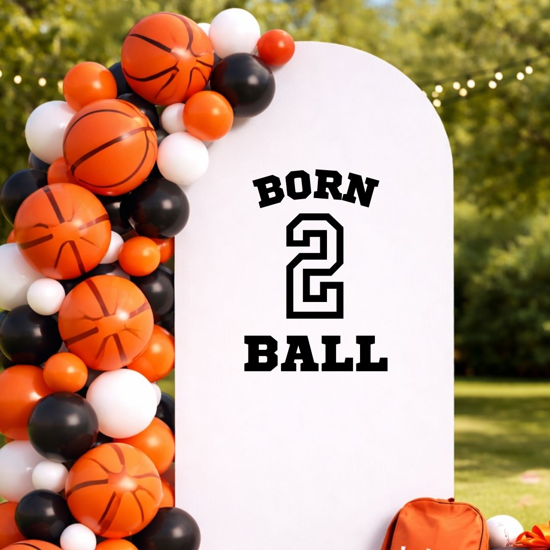 Born 2 Ball: Birthday Decal