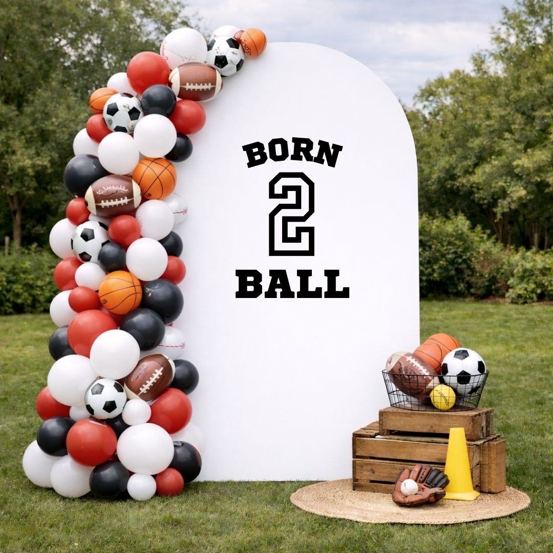 Born 2 Ball: Birthday Decal