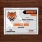 Printable Youth Football Award Editable Template *Digital Download*