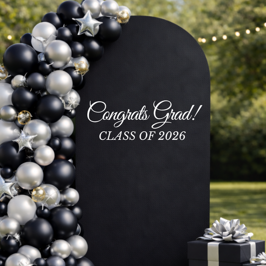 Congrats Grad! Class of 2026: Graduation Party Decal