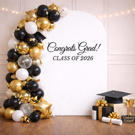 Congrats Grad! Class of 2026: Graduation Party Decal